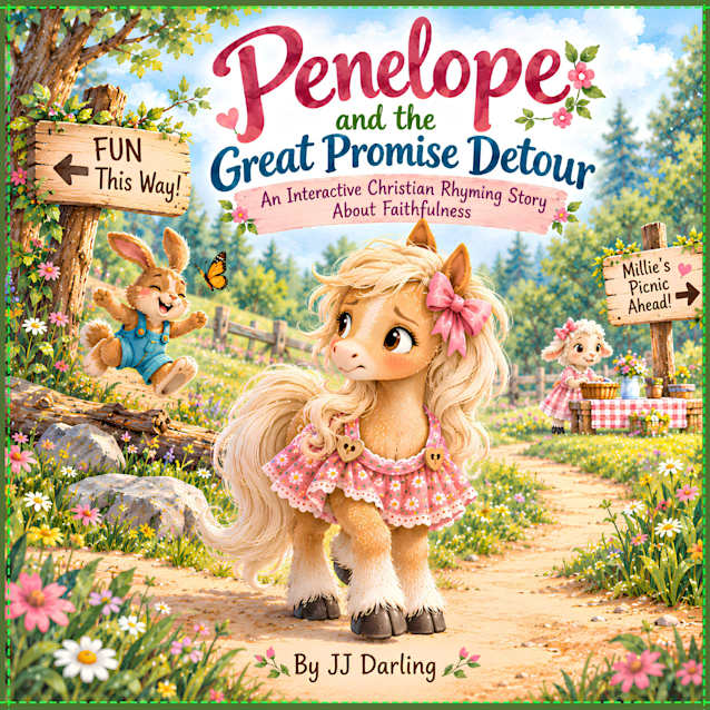 Penelope and The Great Promise Detour: An Interactive Christian Rhyming Story About Faithfulness (Little Hearts, Big Fruit)