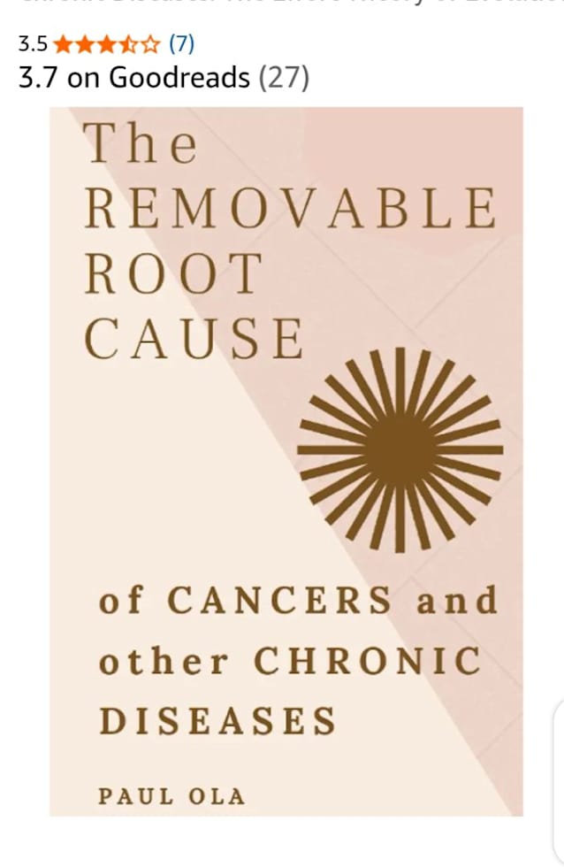 The Removable Root Cause of Cancers and other Chronic Diseases : The Effort Theory of Evolution, Chronic Diseases and Extinction