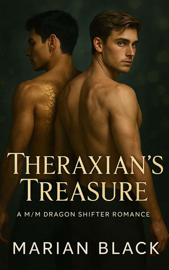 Theraxian’s Treasure: A M/M Dragon Shifter Romance
