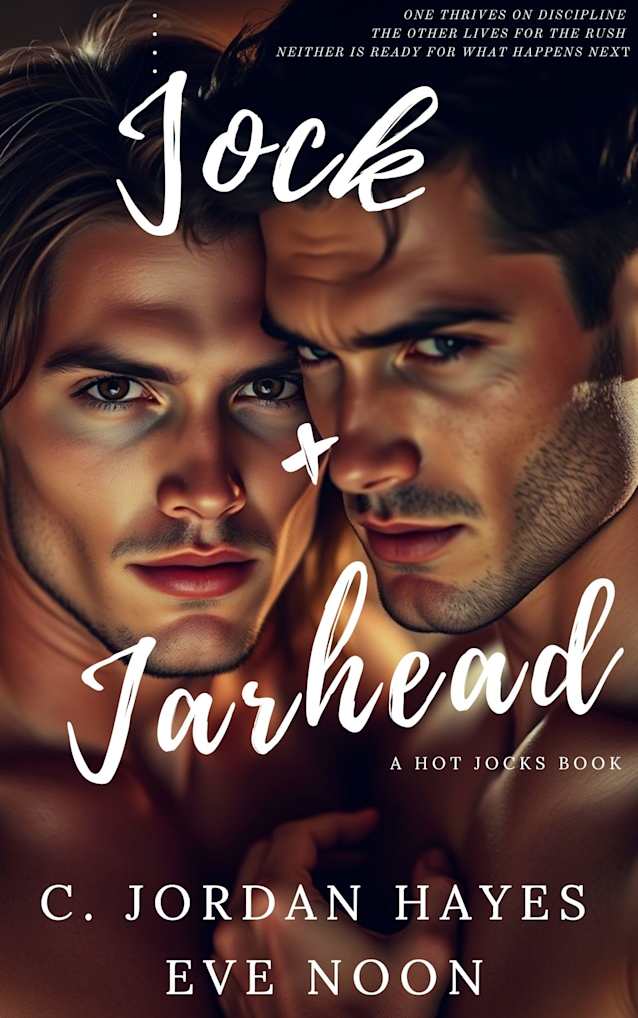 Jock + Jarhead: A steamy hot M/M, straight-to-gay, first time, college romance (Hot Jocks Book 2)