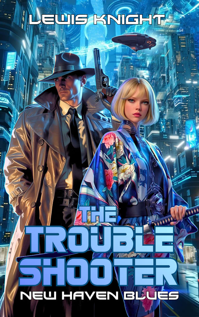 The Troubleshooter: New Haven Blues: A Dystopian Sci-fi Adventure Noir (New Haven Saga Book 2)