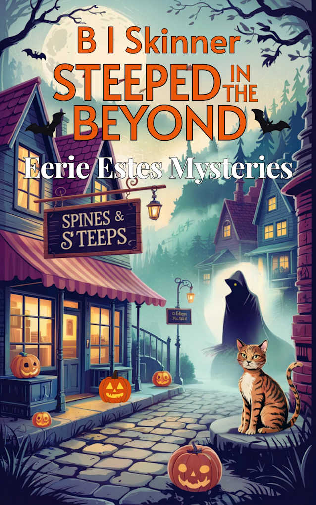 Steeped in the Beyond: A Paranormal Cozy Mystery (Eerie Estes Mysteries Book 3)