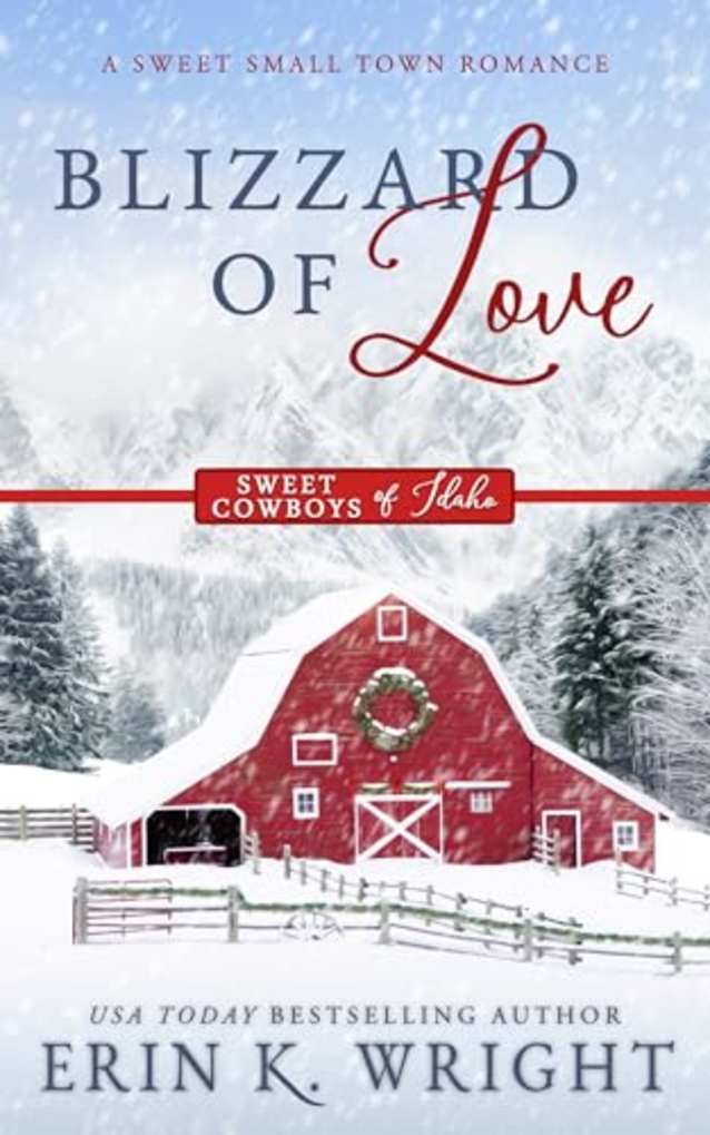 Blizzard of Love: A Sweet Christmas Holiday Romance (Sweet Cowboys of Idaho, #2)