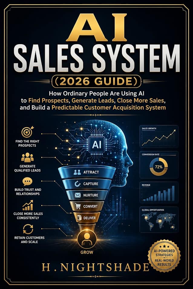 AI SALES SYSTEM (2026 Guide): How Ordinary People Are Using AI to Find Prospects, Generate Leads, Close More Sales, and Build a Predictable Customer Acquisition ... System (The Problem Solver Series Book 22)