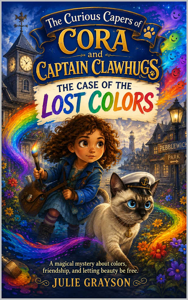 The Curious Capers of Cora and Captain Clawhugs: The Case of the Lost Colors
