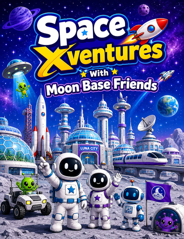 Space Xventures With Moon Base Friends