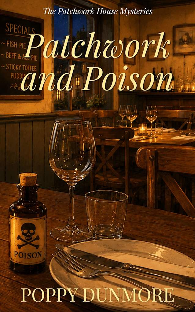 Patchwork and Poison: A cozy quilt mystery (The Patchwork House Mysteries Book 4)