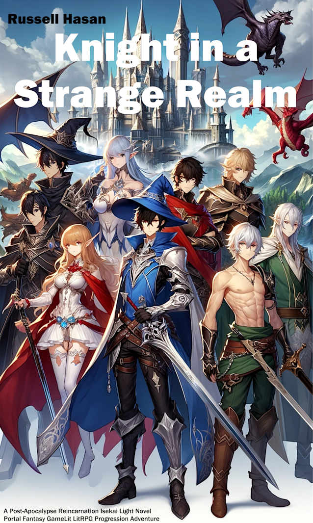 Knight in a Strange Realm: A Post-Apocalypse Reincarnation Isekai Light Novel Portal Fantasy GameLit LitRPG Progression Adventure