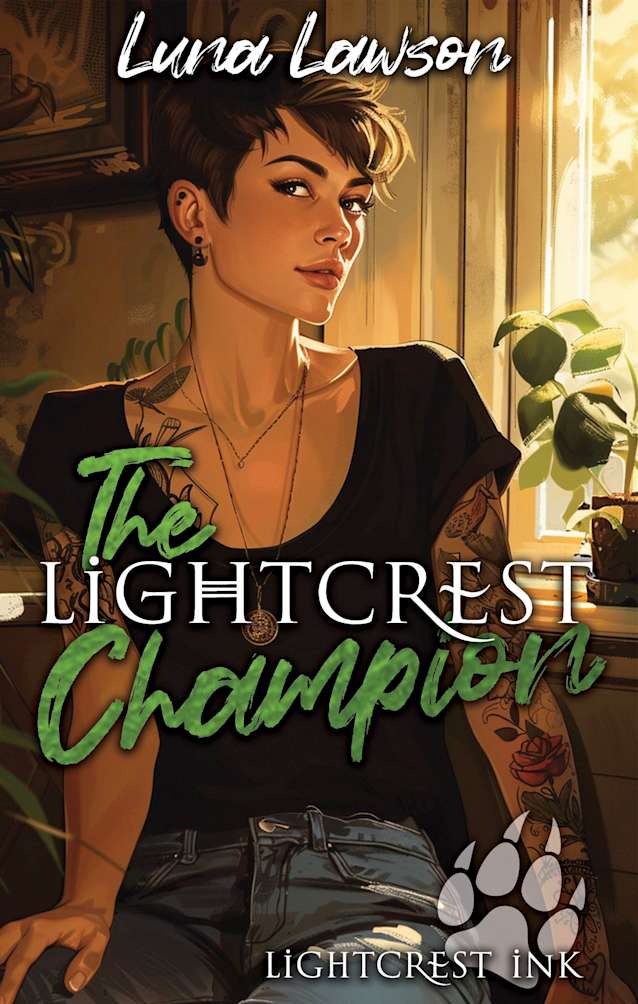 The Lightcrest Champion: A Paranormal F/F Wolf Shifter Romance (Lightcrest Ink Book 1)
