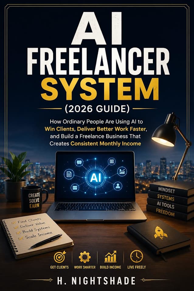 AI FREELANCER SYSTEM (2026 Guide): How Ordinary People Are Using AI to Win Clients, Deliver Better Work Faster, and Build a Freelance Business That Creates ... Income (The Problem Solver Series Book 15)