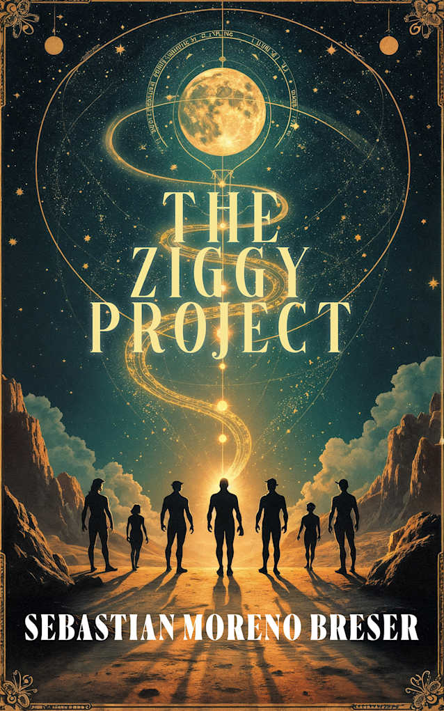 The Ziggy Project: A dystopian science fiction novel about love, post-human evolution, and the last two humans in a future ruled by artificial life.