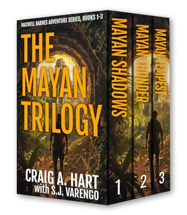 The Mayan Trilogy: The Maxwell Barnes Adventure Series, Books 1-3 (The Maxwell Barnes Adventure Thriller Series)