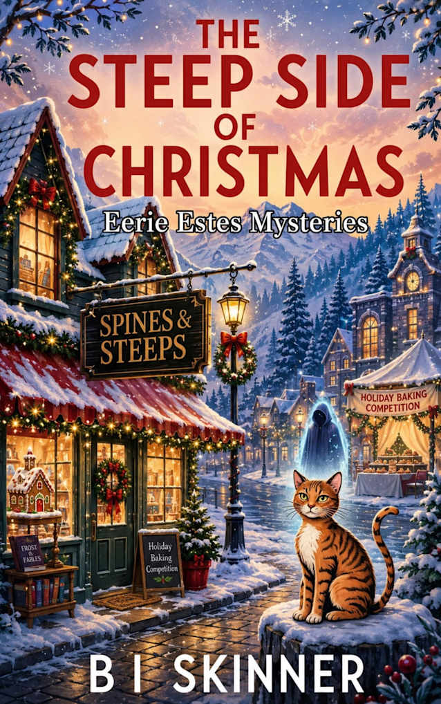 The Steep Side of Christmas: A Paranormal Cozy Mystery (Eerie Estes Mysteries Book 9)