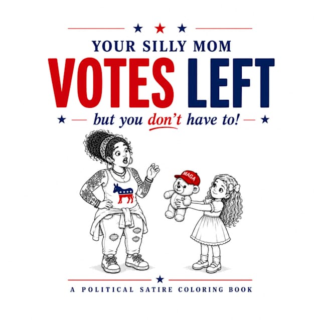 Your Silly Mom Votes “Left” : but you don’t have to!