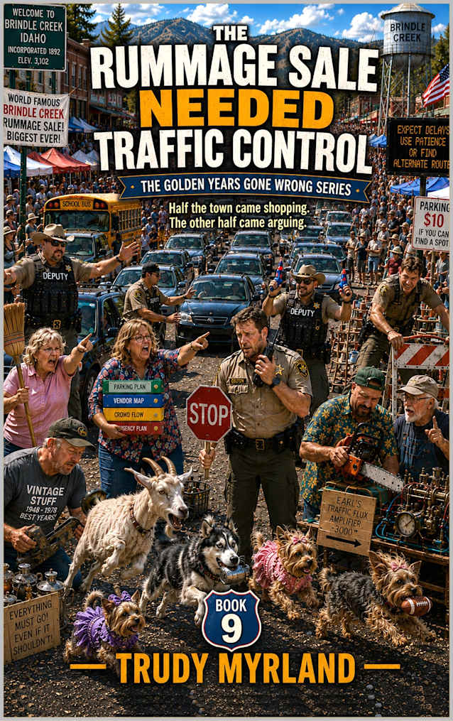 The Rummage Sale Needed Traffic Control: BOOK NINE (The Golden Years Gone Wrong 9)