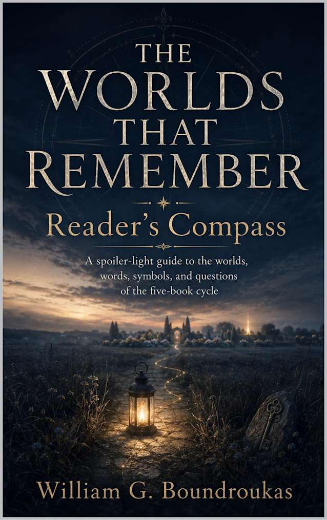 THE WORLDS THAT REMEMBER: A spoiler-light guide to the worlds, words, symbols, and questions of the five-book cycle