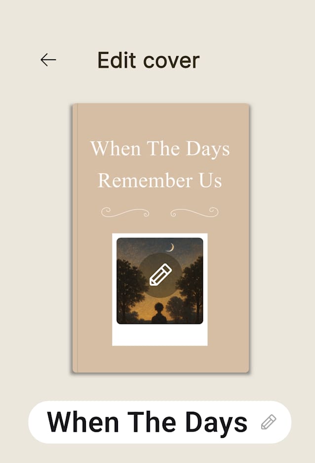 When the Days Remember Us