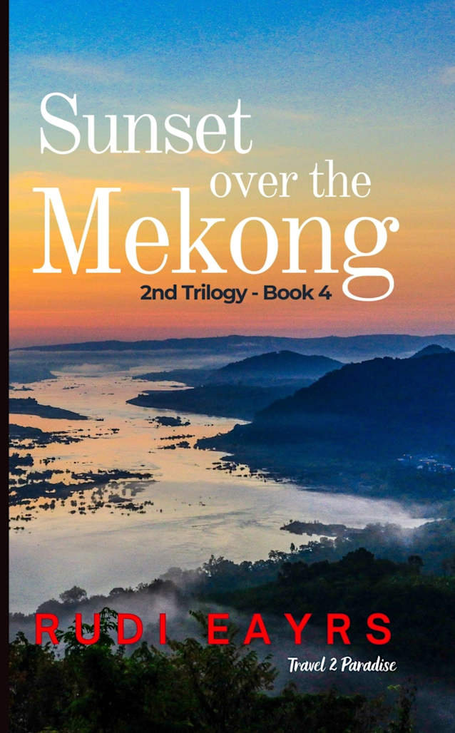 Sunset over the Mekong