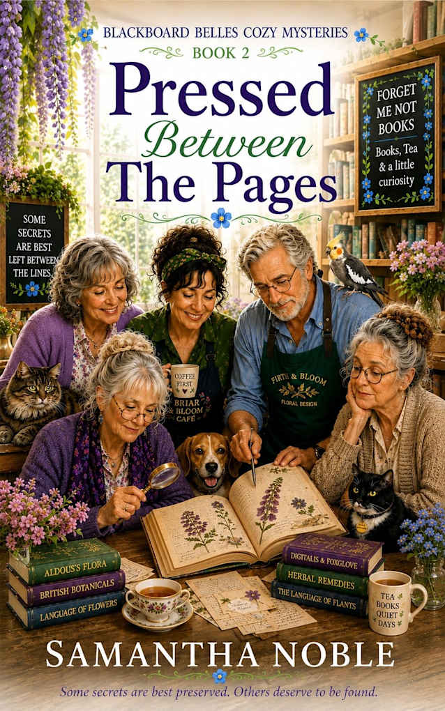 Pressed Between The Pages: The Books From Birch Lane (Blackboard Belles Cozy Mysteries)