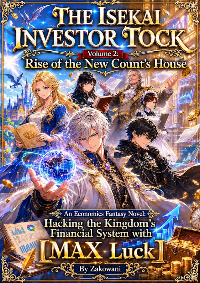 The Isekai Investor Tock Volume 2: Rise of the New Count’s House: An Economics Fantasy Novel: Hacking the Kingdom’s Financial System with [MAX Luck]