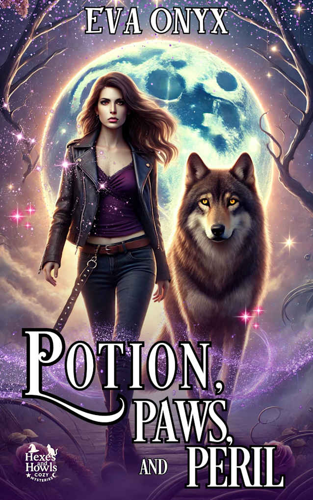Potion, Paws, and Peril: Witch cozy mystery with romance (Hexes and Howls Cozy Mysteries Book 1)