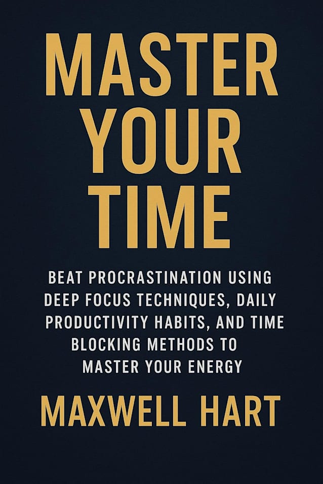 Master Your Time: Beat Procrastination Using Deep Focus Techniques, Daily Productivity Habits, and Time Blocking Methods to Master Your Energy (The Inner Strength Series Book 1)