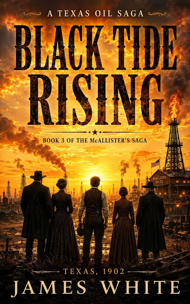 Black Tide Rising : From frontier survival to oil empire, one family must protect its land, its name, and the truth from men who would bury history beneath ... (The McAllisters - A Texas Oil Saga Book 3)