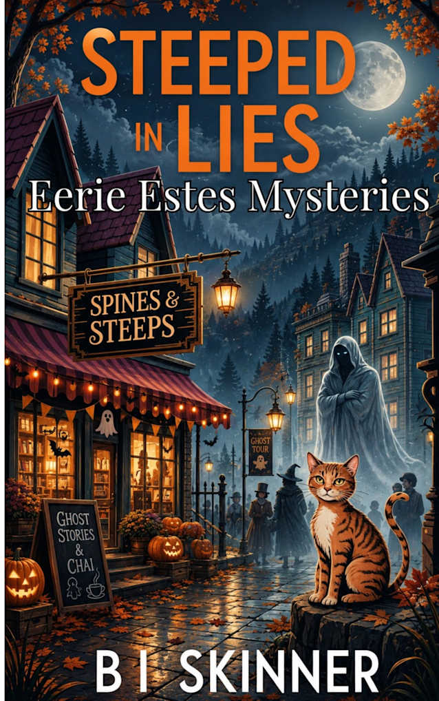 Steeped In Lies: A Paranormal Cozy Mystery (Eerie Estes Mysteries Book 8)