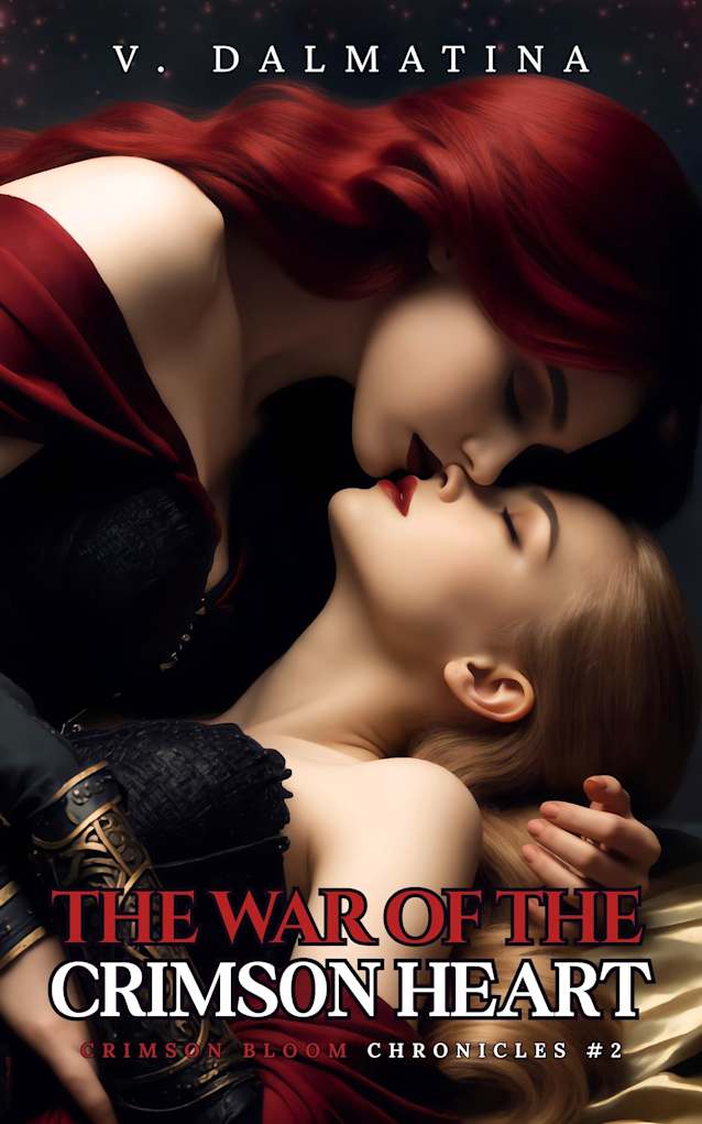 The War of the Crimson Heart: A Dark Sapphic Portal Fantasy Romance (Crimson Bloom Chronicles #2)