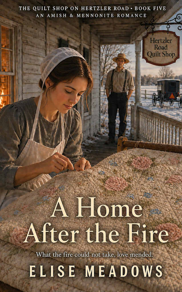 A Home After the Fire: An Amish and Mennonite Romance (The Quilt Shop on Hertzler Road Book 5)