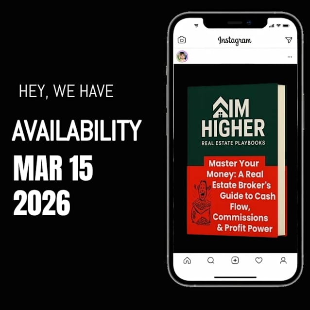 Master Your Money: A Real Estate Broker's Guide to Cash Flow, Commissions & Profit Power