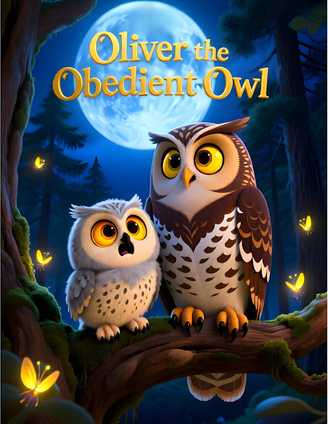 Oliver the Obedient Owl: Listening to wise guidance keeps us safe | Children's Bedtime Story | 8.5 X 11 Ebook 