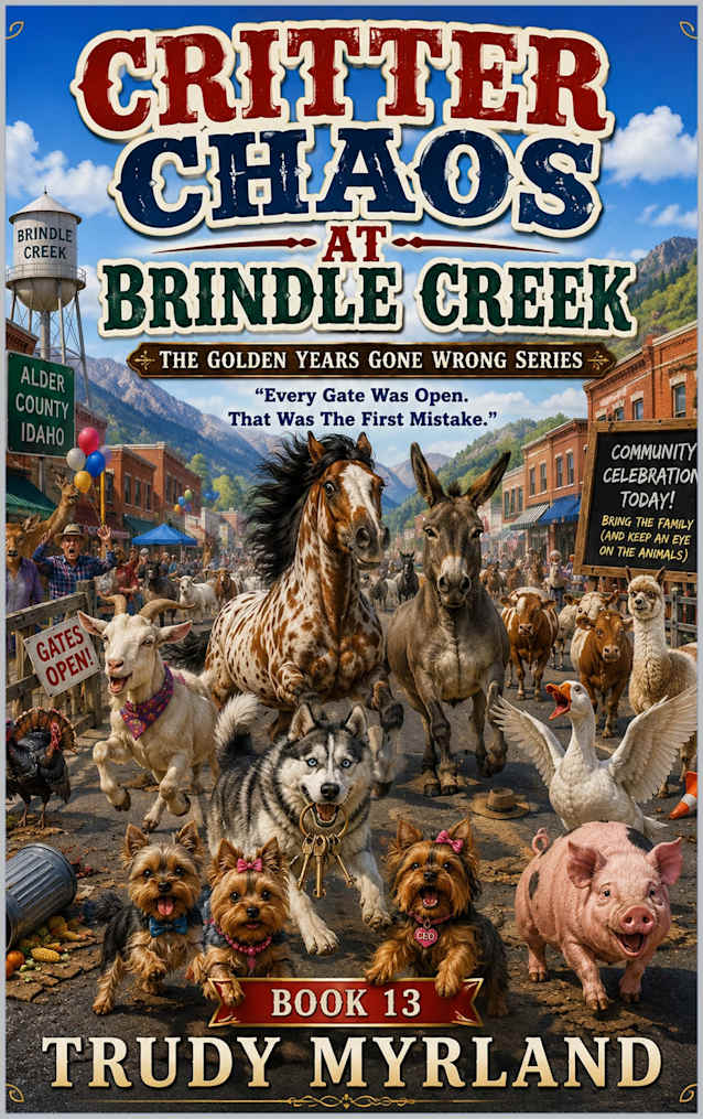 Critter Chaos At Brindle Creek: Book Thirteen (The Golden Years Gone Wrong 13)