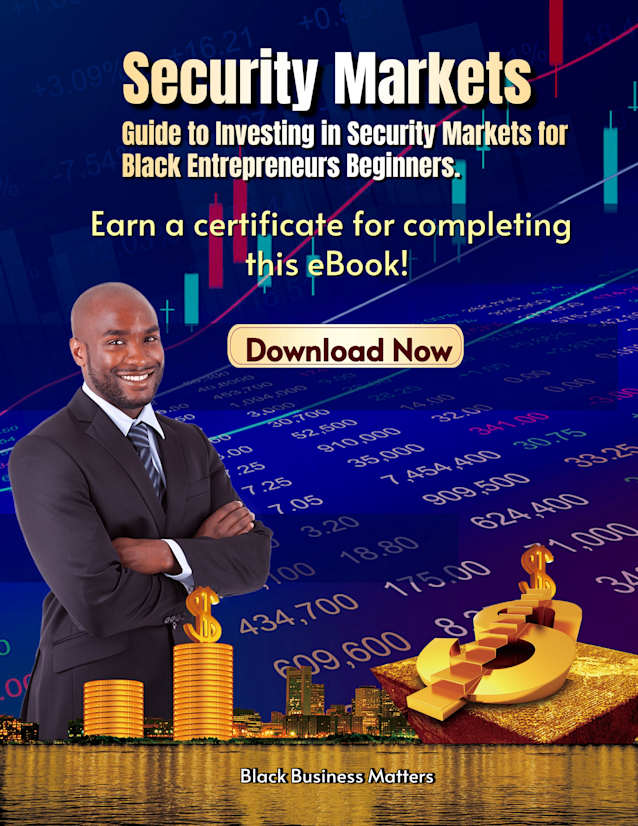 Finding Hidden Money in Security Markets for Black Entrepreneurs