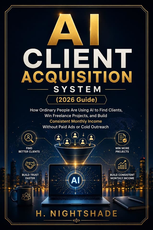 AI CLIENT ACQUISITION SYSTEM (2026 Guide): How Ordinary People Are Using AI to Find Clients, Win Freelance Projects, and Build Consistent Monthly Income ... (The Problem Solver Series Book 16)