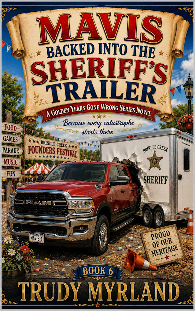 Mavis Backed Into The Sheriff’s Trailer: BOOK SIX (The Golden Years Gone Wrong 6)