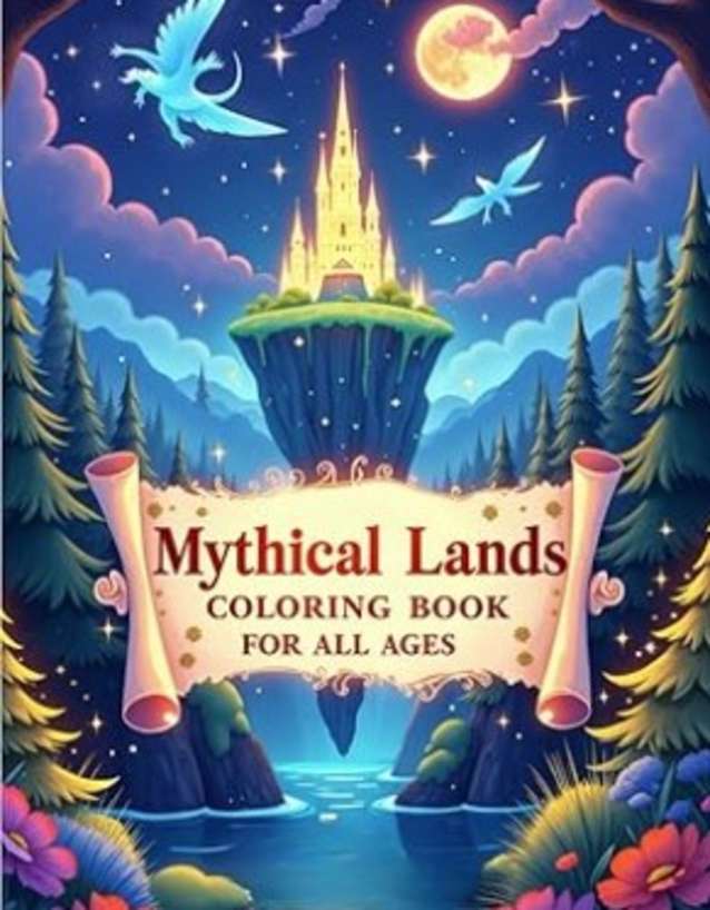 Mythical Lands Coloring Book for All Ages