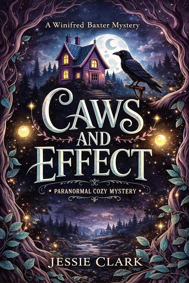 Caws and Effect: a paranormal cozy mystery about a skeptic, a crow, and a body on the dock. (The Winifred Baxter Cozy Mysteries Book 1)
