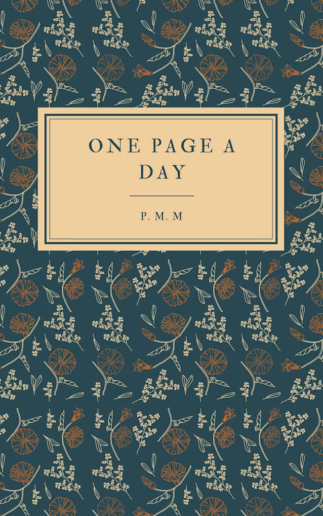 One Page A Day: An Entry
