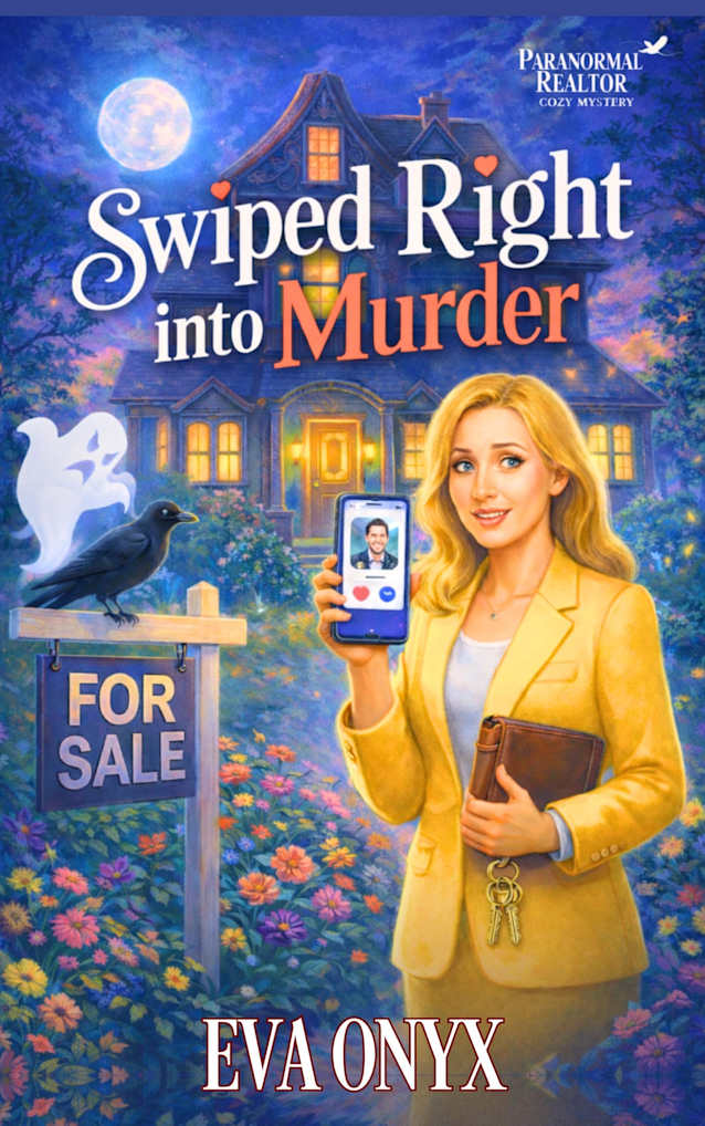 Swiped Right into Murder: a cozy ghost mystery (Paranormal Realtor Cozy Mysteries Book 7)