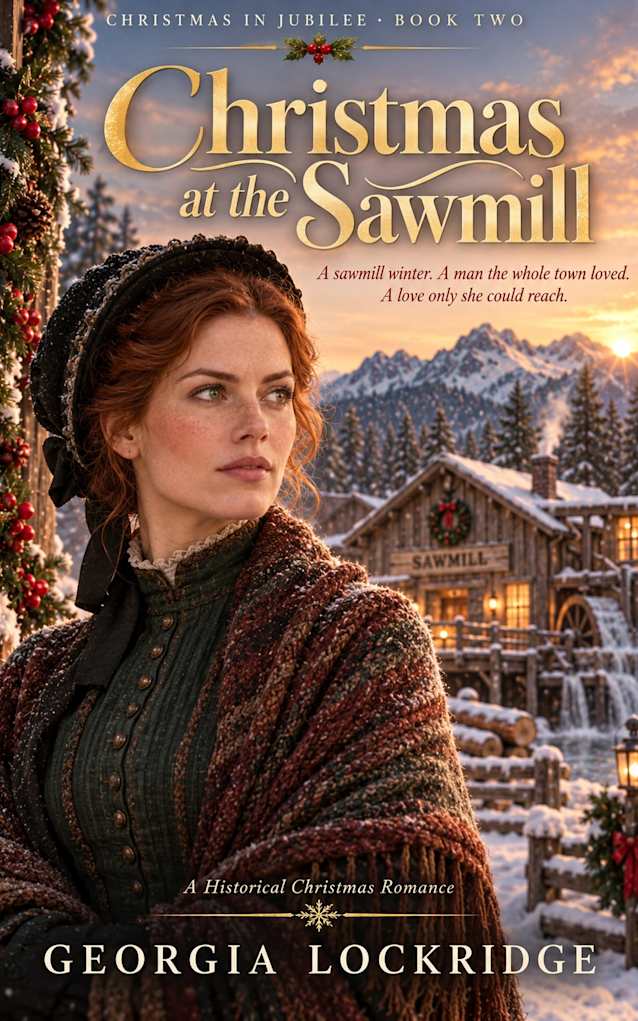 Christmas at the Sawmill: A Sweet Christian Mail-Order Bride Romance (Christmas in Jubilee Book 2)