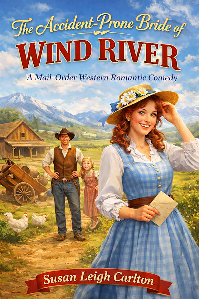 The Accident Prone Bride of Wind River: A Mail-Order Bride Historic Western Romantic Comedy (Wind River Romances)