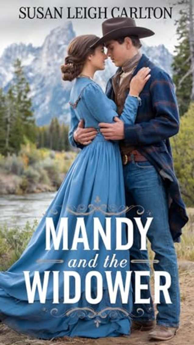 Mandy and the Widower: Oregon Trail Time Travel Romance (Back in Time Book Book 2)