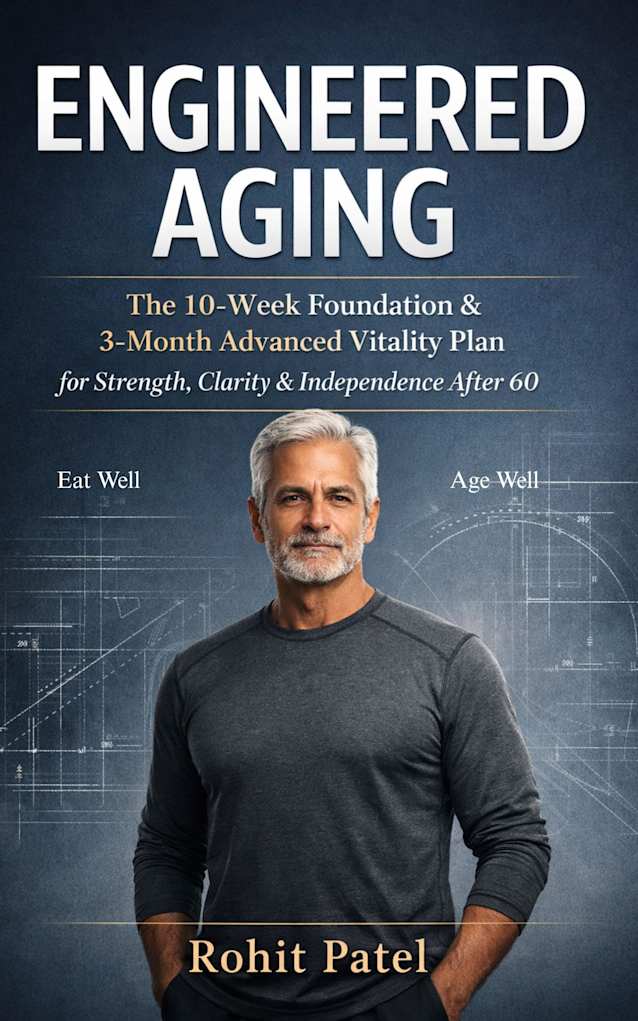 Engineered Aging : The 10-Week Foundation & 3-Month Advanced Vitality Plan for 60+ ; Eat Well, Age Well (Health and wellness Book 1)