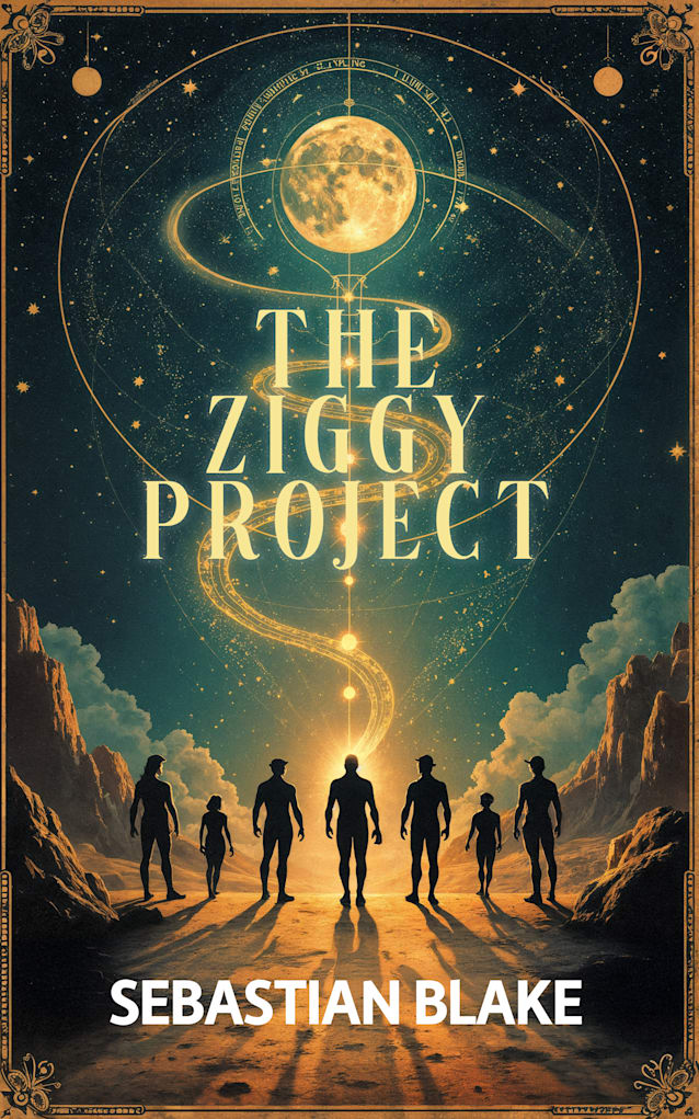 The Ziggy Project: A dystopian science fiction novel about love, post-human evolution, and the last two humans in a future ruled by artificial life.
