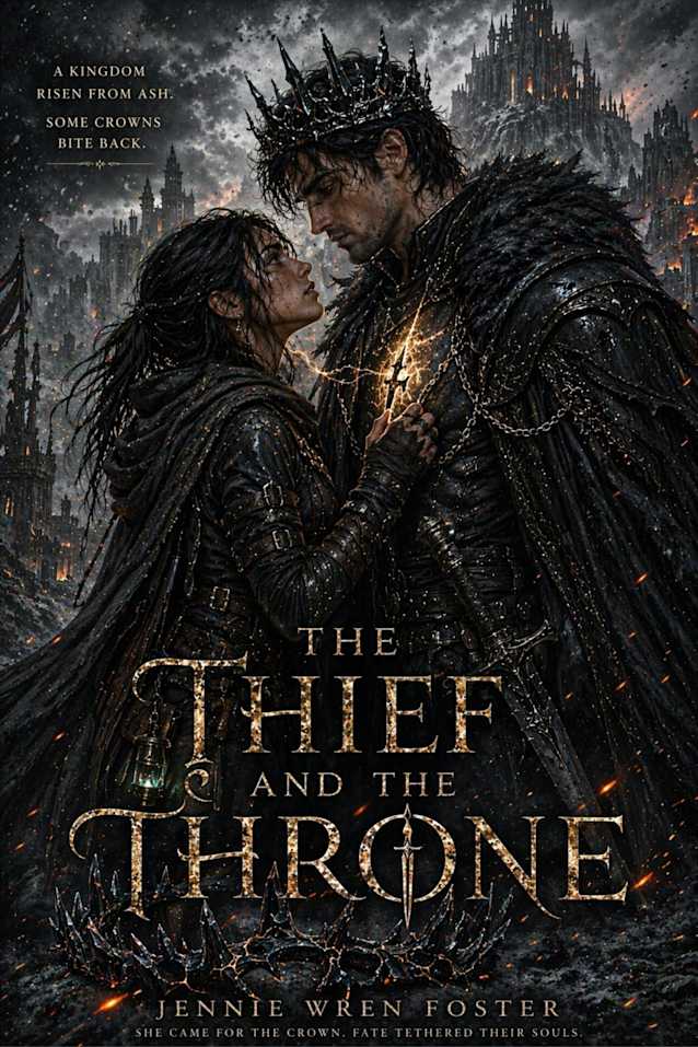 The Thief and the Throne: “She stole his crown. The curse stole her choices. Love stole everything else.”