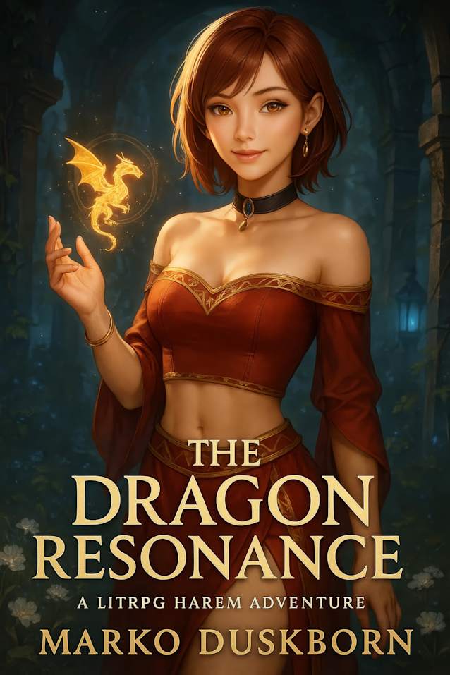 The Dragon Resonance: A LitRPG Harem Adventure of Magical Innovation, Poly Bonds, and Diplomatic Power (Hearts of the System Book 4)