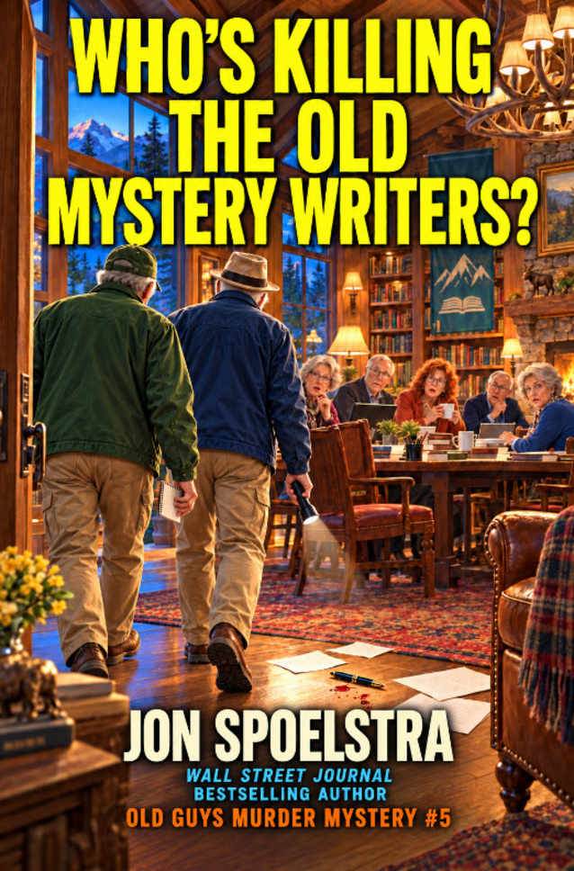 Who’s Killing the Old (and mostly lovable) Mystery Writers?: Old Guys Murder Mystery #5