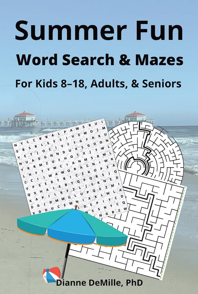 Summer Fun Word Search & Mazes