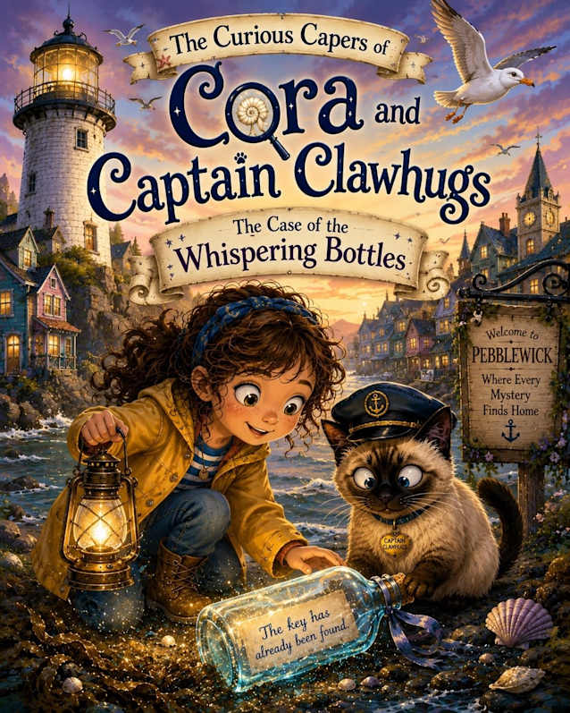 The Curious Capers of Cora and Captain Clawhugs: The Case of the Whispering Bottles